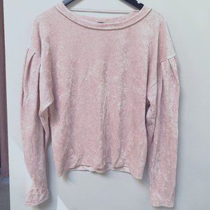 Light Pink, Soft Lightly Cropped Sweater - Size XSmall